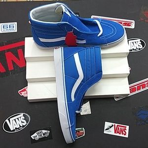 Vans Sk8-Hi Suede Canvas Imperial Blue